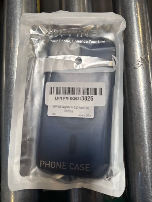 Photo 1 of SUPFINE Magnetic for iPhone 14 Case & iPhone 13 Case (Compatible with MagSafe)(Military Grade Drop Protection) Slim Translucent Matte Shockproof with Anti-Fingerprint Phone Case,Deep Blue