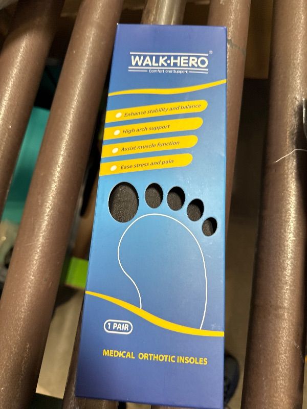 Photo 1 of Plantar Fasciitis Feet Insoles Arch Supports Orthotics Inserts Relieve Flat Feet, High Arch (Mens 9-9 1/2 | Womens 11-11 1/2)