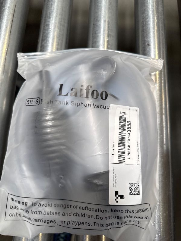 Photo 1 of Laifoo 5ft-S Aquarium Siphon Vacuum Cleaner for Fish Tank Cleaning Gravel & Sand