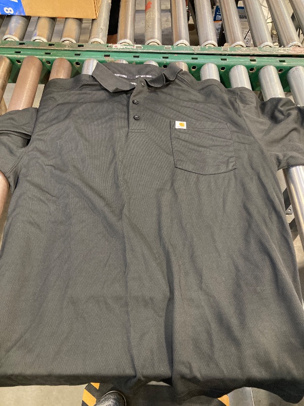 Photo 1 of Carhartt Force® Relaxed Fit Lightweight Short-Sleeve Pocket Polo size large 