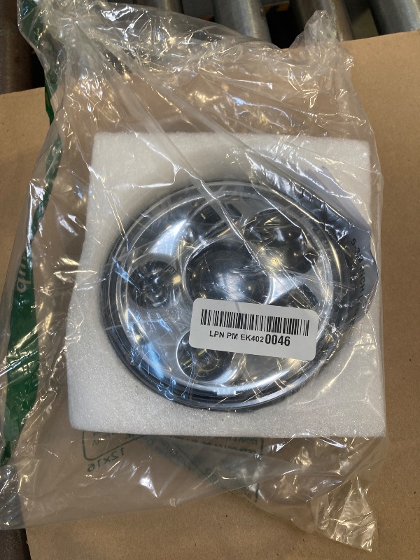 Photo 1 of Wisamic 5.75" LED Headlight Motorcycle DOT - Compatible with Harley Davidson Dyna Street Bob Super Wide Glide Low Rider Night Rod Train Softail Sportster Iron 883-Sliver