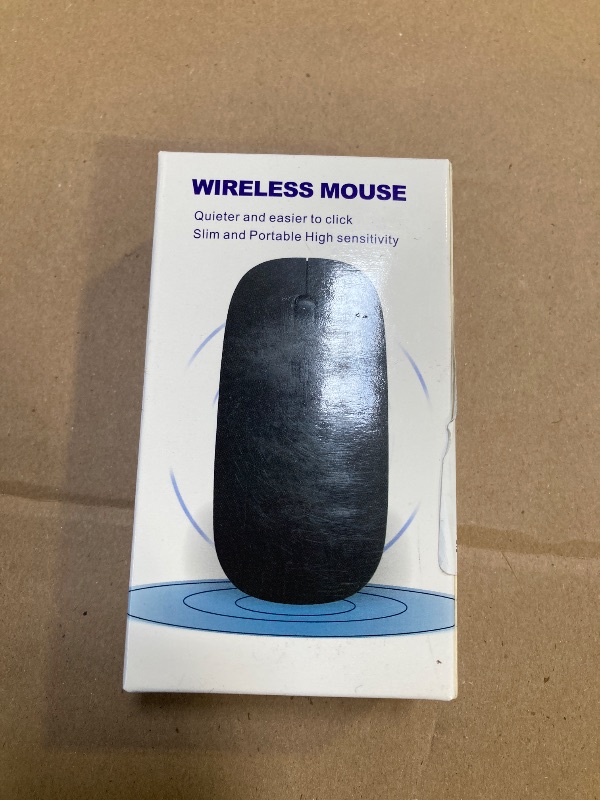 Photo 1 of SUNGI Bluetooth Mouse for Laptop/MacBook/iPad/Android PC,Rechargable Quiet Slim Wireless Mice Compatible with Windows/Linux/Tablet,Black
