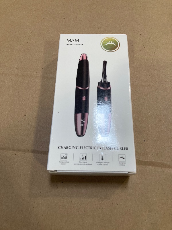 Photo 1 of Heated Eyelash Curler, Fast Heat up Within 10s, 24 Hours Long Lasting, Rechargeable Electric Eyelash Curler, Temperature Control, Mini Lash Curler Safe Anti-Burn Eyelash Curle, with LED Display-black