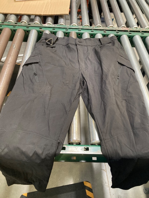 Photo 1 of AUTIWITUA Men's Tactical Cargo Pants Water Resistant Lightweight Hiking Pants Outdoor Work Pants with Multi Pockets(No Belt) size large 
