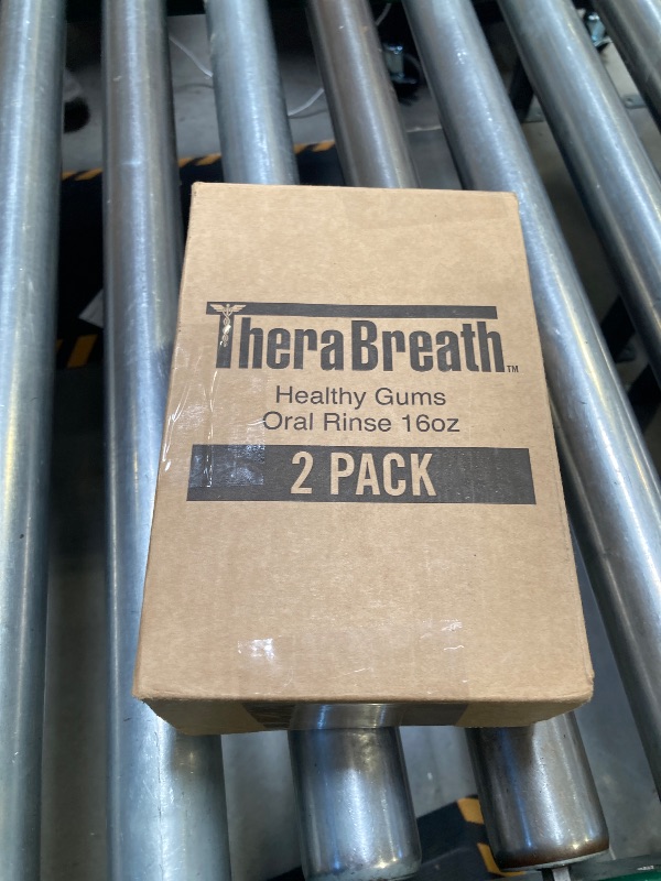 Photo 1 of TheraBreath Healthy Gums Mouthwash Antigingivitis Mouth Rinse for Adults Clean Mint 16 Fl Oz