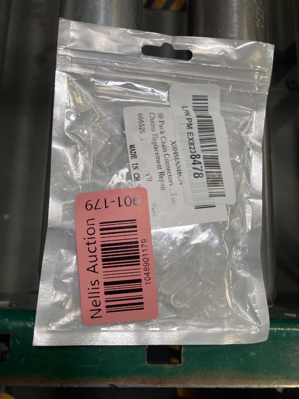 Photo 1 of 50 Pack Chain Connectors Roller Shade Beaded Connector Plastic Replacement Pull Chain Connectors Vertical Roller Blind Cord Connector Clips for Window Blind Pull Chains Replacement Repair