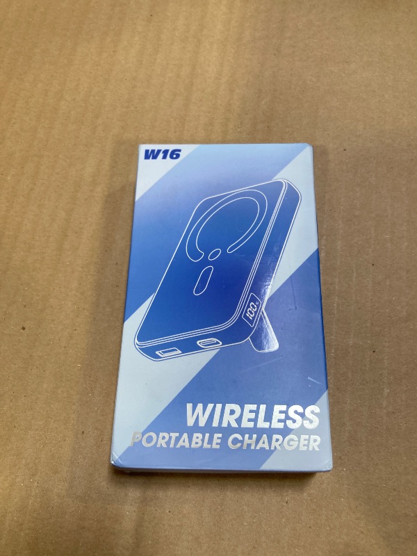 Photo 1 of CHUSII for Magsafe Portable Charger, 12000mAh Wireless Magnetic Power Bank with Stand and PD 20W USB C Fast Charging, for Magsafe Battery Pack Compatible with iPhone 16/15/14/13/12 Pro/Pro Max Series