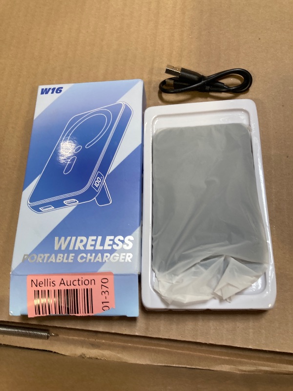 Photo 1 of CHUSII for Magsafe Portable Charger, 12000mAh Wireless Magnetic Power Bank with Stand and PD 20W USB C Fast Charging, for Magsafe Battery Pack Compatible with iPhone 16/15/14/13/12 Pro/Pro Max Series