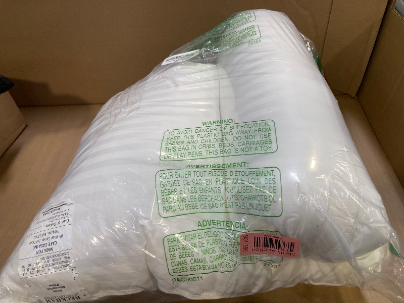 Photo 1 of Beckham Hotel Collection Bed Pillows Standard/Queen Size Set of 2 - Original Down Alternative Pillow for Sleeping - Bedding for Back, Stomach or Side Sleepers