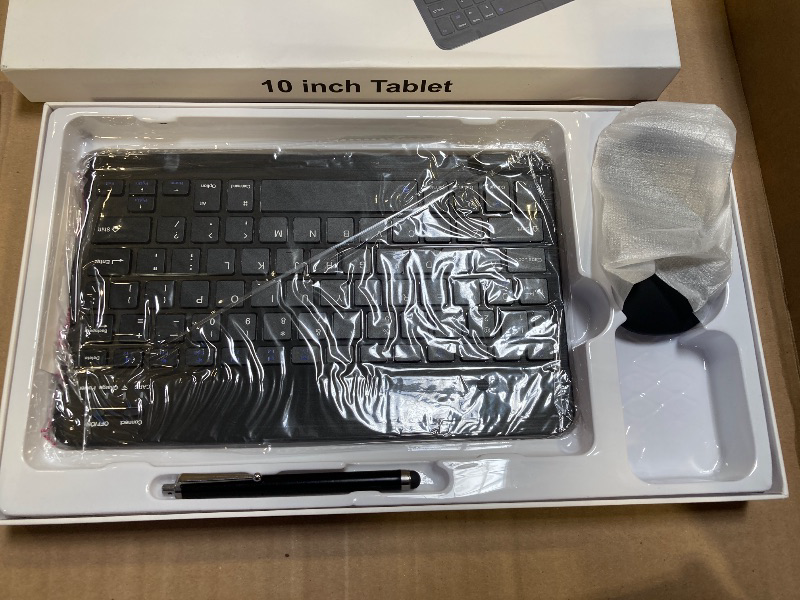 Photo 1 of 10.1 inch Android 15 Tablet PC, 2025 Newest Tablet with Keyboard 18GB 