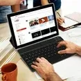 Photo 1 of 10.1 inch Android 15 Tablet PC, 2025 Newest Tablet with Keyboard 18GB 