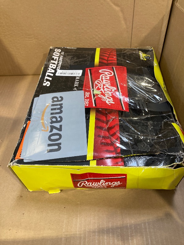 Photo 1 of Rawlings | Official DREAM SEAM Fastpitch Softballs | 12" USA / ASA NFHS | C12RYLAH | 12 Count
