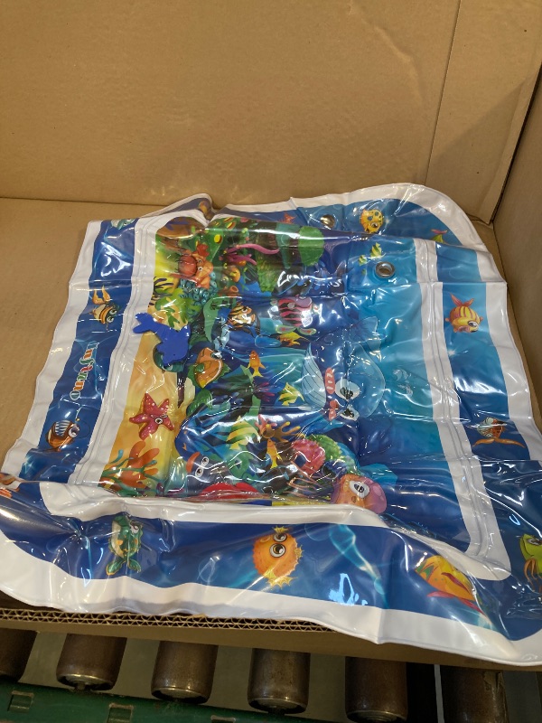 Photo 1 of Infinno Inflatable Tummy Time Mat Premium Baby Water Play Mat for Infants and Toddlers Baby Toys for 3 to 24 Months, Strengthen Your Baby's Muscles, Portable