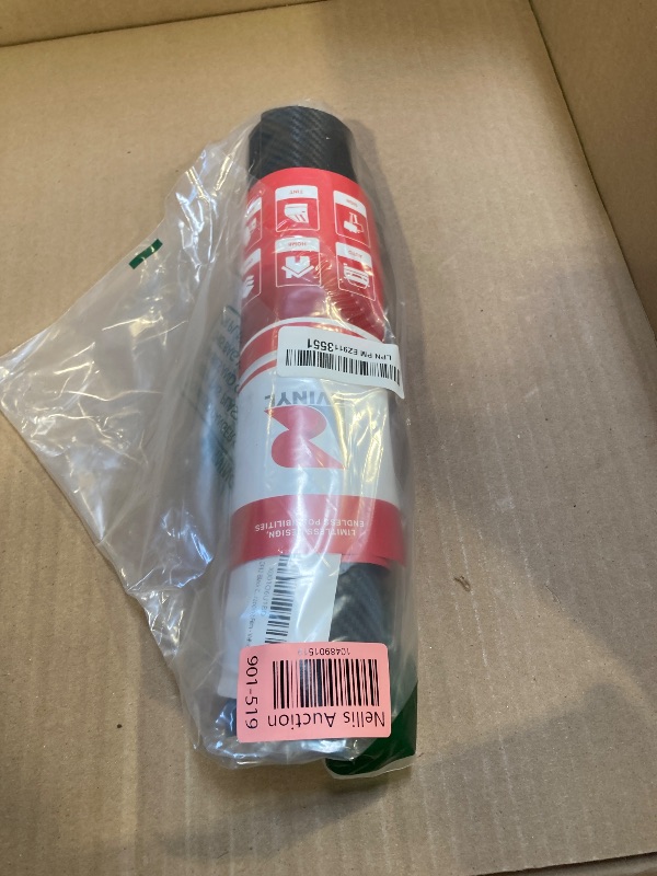 Photo 1 of 3M 2080 Series CF12 Black Carbon Fiber - 5ft x 1ft - 5sq ft - Dual Cast 3D Weave Embossed Vinyl Car Wrapping Film - Vehicle Sheet Roll