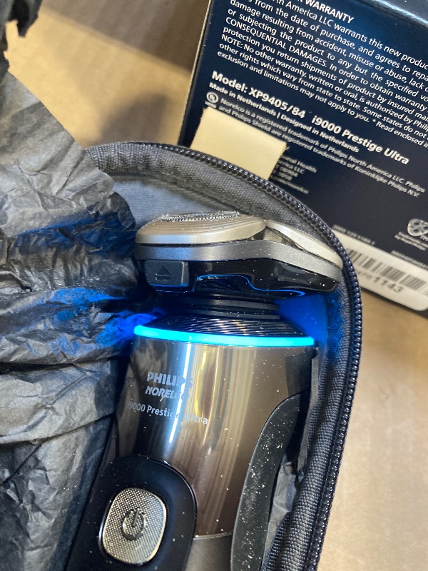 Photo 1 of Philips Norelco Shaver i9000 Prestige Ultra, Wet & Dry Electric Shaver, Black Gradient, SenseIQ Pro Technology, Triple Lift & Cut System, 360 Rotating NanoTech Precision Blades, 5 Modes, XP9405/84
