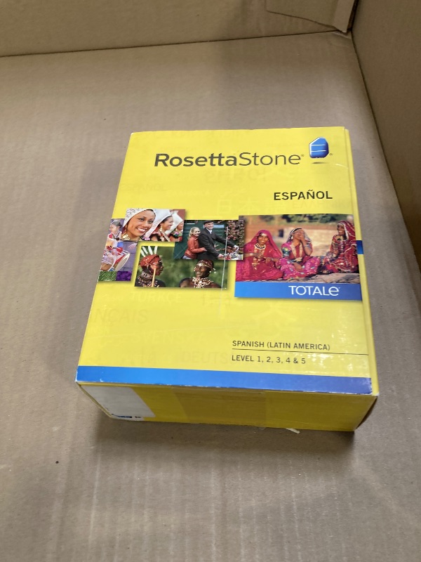 Photo 1 of Rosetta Stone Spanish (Latin America) Espanol Version 4 Level 1-5 Set Latest Version