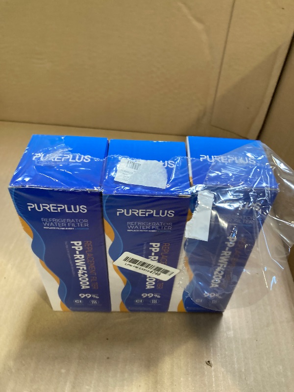 Photo 1 of PUREPLUS DA97-17376B Replacement for Samsung HAF-QIN, HAF-QIN/EXP, DA97-08006C, RF23M8070SG, RF23M8070SR, RF23M8090SG, RF23M8090SR, RF23M8570SR, RF23M8590SG,RWF4200A, Refrigerator Water Filter,3PACK