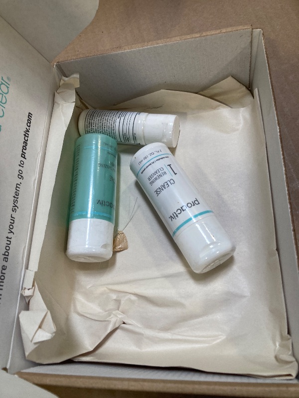 Photo 1 of Proactiv 3 Step Acne Treatment - Benzoyl Peroxide Face Wash, Repairing Acne Spot Treatment for Face and Body, Exfoliating Toner - 30 Day Complete Acne Skin Care Kit