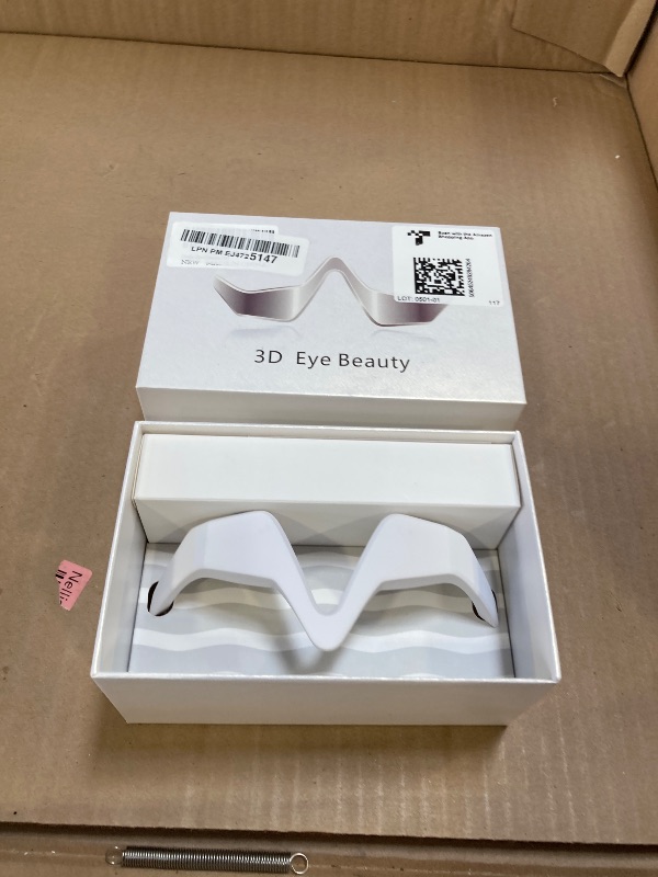 Photo 1 of Qcccmyy Under Eye Red Light Therapy Device, Red Light Therapy Glasses for Eyes Light-Weight Eye Massager for Reducing Dark Circles and Puffiness, Smoothing Fine Lines
