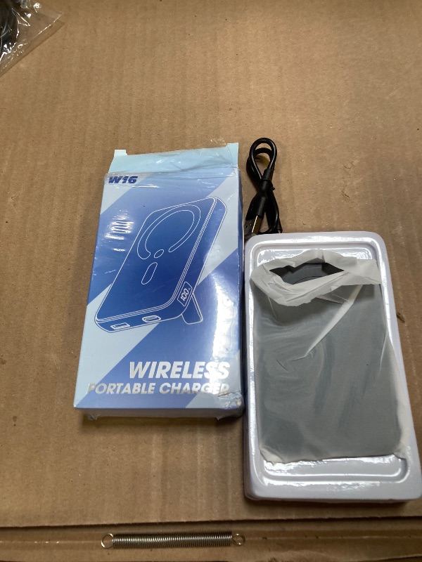 Photo 1 of CHUSII for Magsafe Portable Charger, 12000mAh Wireless Magnetic Power Bank with Stand and PD 20W USB C Fast Charging, for Magsafe Battery Pack Compatible with iPhone 16/15/14/13/12 Pro/Pro Max Series