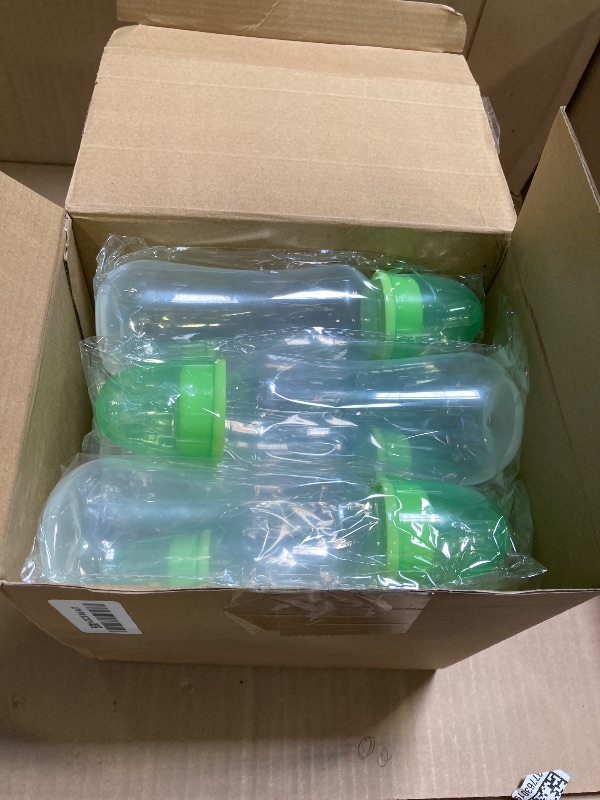 Photo 1 of TrelaCo Cool Baby Shower Games Sets 12 Pcs Feeding Bottles with 1 Bottle Chug Sign for Gender Reveal Baby Shower Party Favors Decoration Games(Leaves,Green)