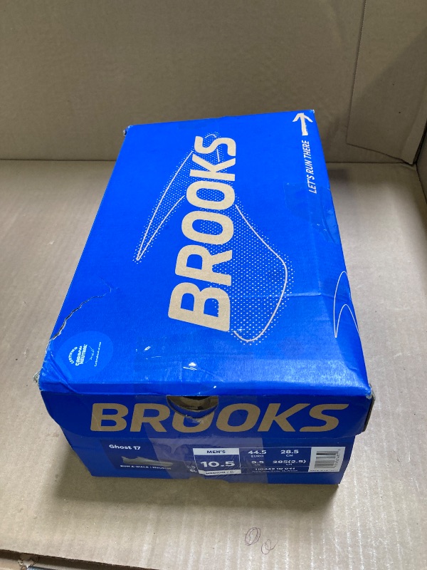 Photo 1 of Brooks Men’s Ghost 17 Neutral Running Shoe - Primer Gray/Oyster Mushroom - 10.5 Medium