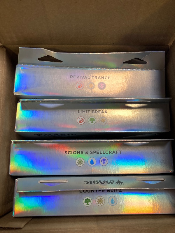 Photo 1 of Magic: The Gathering - Final Fantasy Collector’s Edition Commander Deck Bundle - Includes All 4 Surge Foil Decks