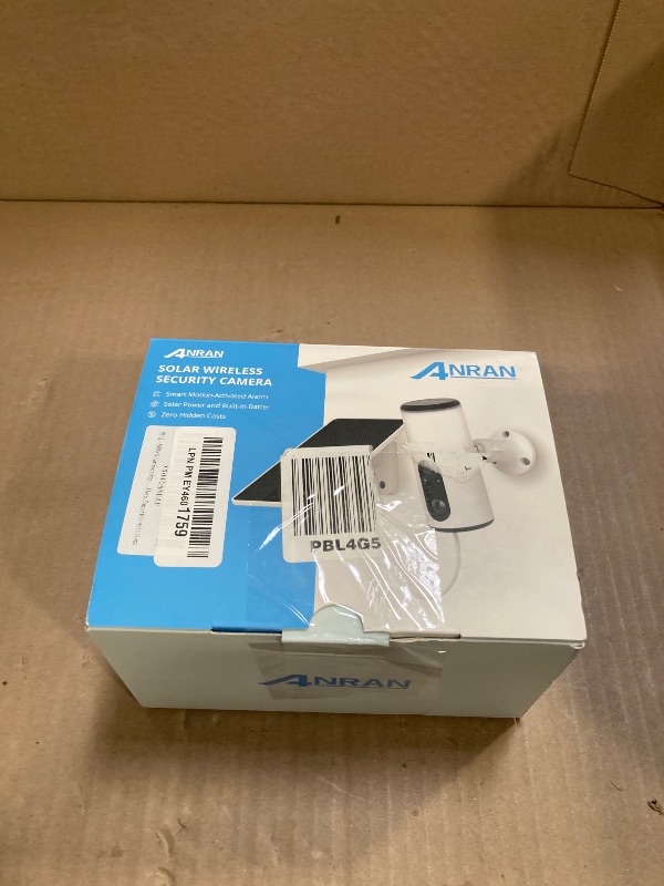 Photo 1 of ANRAN Solar Security Cameras with Light,2K Wireless Outdoor Floodlight Camera with Color Night Vision & AI Motion Detection,2-Way Talk Spotlight Siren Alarm,Compatible with Alexa