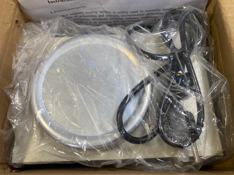 Photo 1 of 78-1 Magnetic Stirrer Hot Plate Magnetic Mixer 1000ml Lab Hot Plate with Magnetic Stirrer, 2400 RPM Magnetic Stir Plate with 4 Stir Bars and Support Stand, Max 158°F Hotplate Magnetic Stir