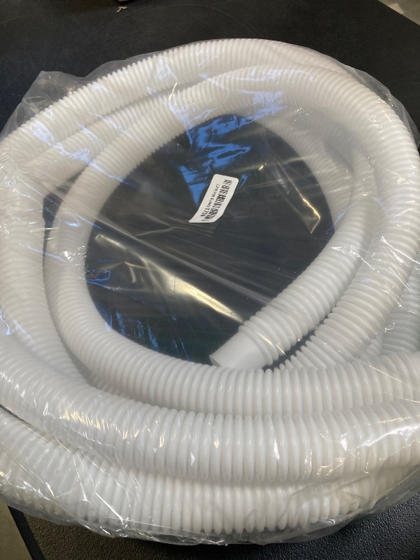 Photo 1 of Pool Hoses for Above Ground Pools, 4 Pack 1.25 x 59 Inch Pool Filter Pump Hoses, Compatible with Intex Pool Filter Pump 607, 637 With 8 Metal Clamps(4)