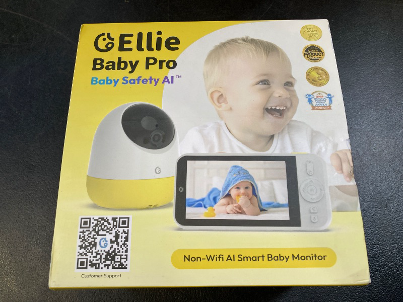 Photo 1 of Ellie Pro Baby Monitor with Camera and Audio,5'' IPS 2K UHD Resolution,6000mAh Battery, Remote Pan-Tilt-5X Zoom, 2-Way Talk,No WiFi, Night Vision, Virtual Fence, Breathing Detection and 1000ft Range