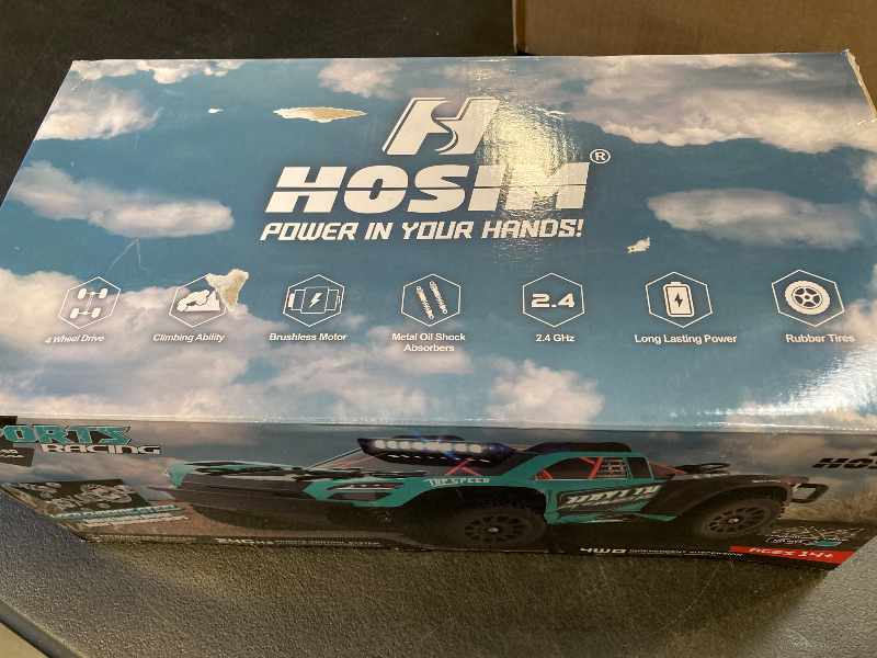 Photo 1 of Hosim 1:14 Brushless RC Cars for Adults, 50mph Fast RC Trucks 4x4 All Terrain Off Road Waterproof High Speed RC Car Remote Control Monster Truck Carro De Control Remoto para Adultos 3S Battery