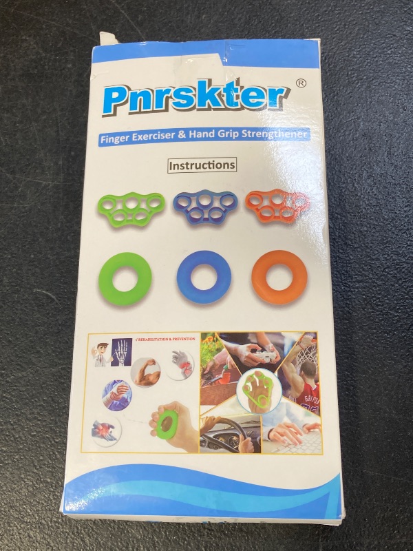 Photo 1 of Pnrskter Hand Grip Strengthener, Finger Exerciser, Grip Strength Trainer (6 PCS),New Material, Forearm Grip Workout, Finger Stretcher, Relieve Wrist Pain, Carpal Tunnel, Trigger Finger, Mallet Finger and More.