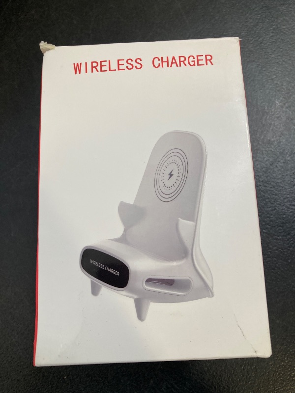 Photo 1 of Gifts for Men, Birthday Gifts for Women,15W Fast Qi Wireless Charger Stand with Amplifying Sound Design, Unique Gifts for Him Her Dad Husband Boyfriend(No AC Adapter)