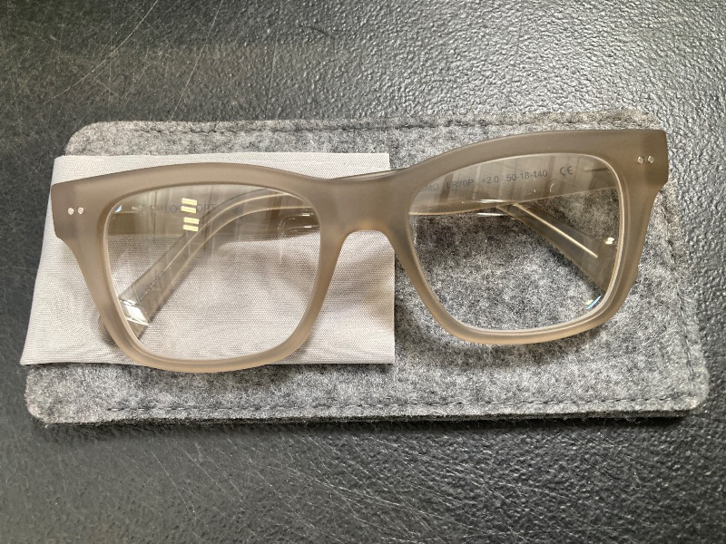 Photo 1 of LOOK OPTIC Cosmo Progressive Reader-Stylish Unisex Reading Glasses, Prescription-Quality - Taupe