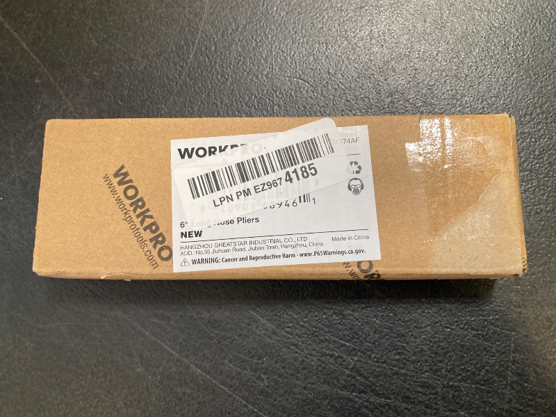 Photo 1 of WORKPRO Premium 6” Needle Nose Pliers, Paper Clamp Precision, Heavy-Duty CRV Steel, Soft Grip with Wire Cutter, Long Nose Cutting Pliers