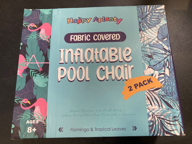 Photo 1 of Inflatable Pool Float Chair - 2 Pack Pool Floats Adult Heavy Duty, Water Floating Lounge Chairs, Blow up Floaties Adults for Summer Fun Party Lake Beach