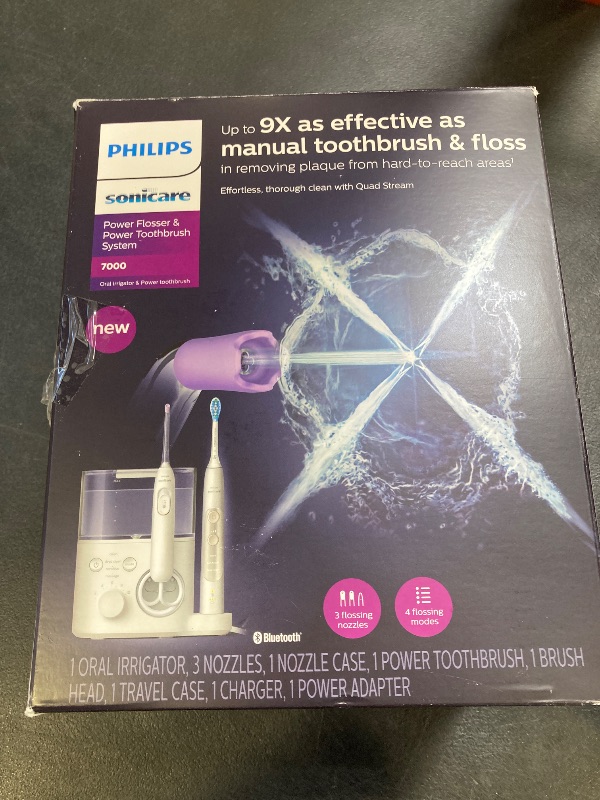 Photo 1 of Philips Sonicare Power Flosser & Toothbrush System 7000, HX3921/40