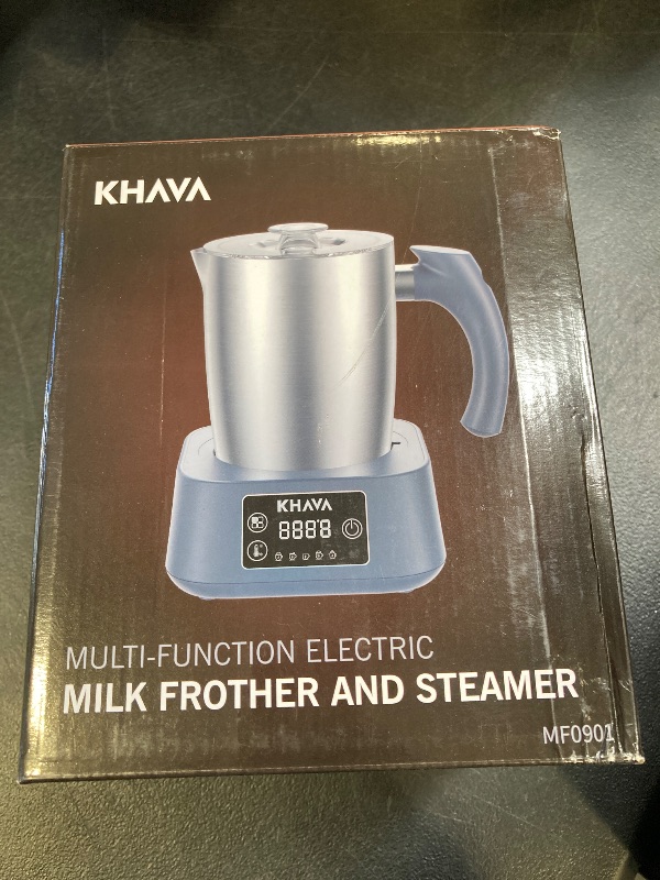 Photo 1 of KHAVA 5-in-1 Electric Milk Frother and Steamer, Hot Cold Foam Maker & Milk Heater, Automatic Milk Warmer for Coffee, Latte, Hot Chocolate, 17oz Stainless Steel Pitcher Detachable for Dishwasher Safe