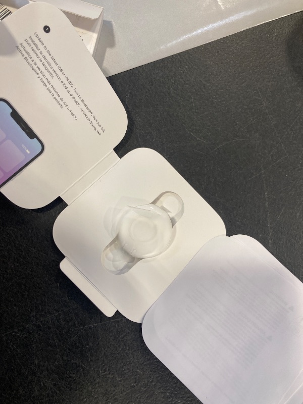 Photo 1 of Apple AirTag. Keep Track of and find Your Keys, Wallet, Luggage, Backpack, and More. Simple one-tap Set up with iPhone or iPad