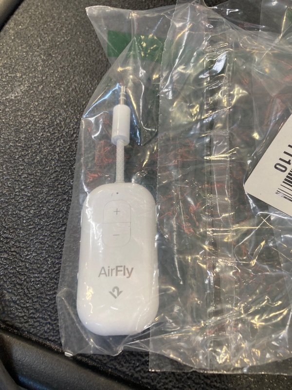 Photo 1 of AirFly Pro 2 Deluxe – Bluetooth Adapter for Airplane, Pair 2 AirPods or Wireless Headphones – 3.5mm AUX Bluetooth Transmitter/Receiver for Cars, Boats, Treadmills, TVs – Airplane Travel Essentials