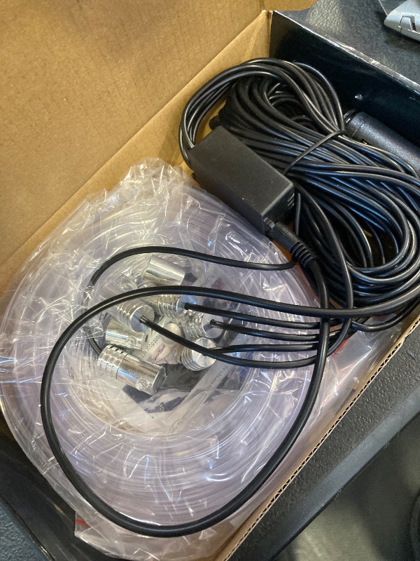Photo 1 of Interior Car LED Strip Lights APP Control, 5 in 1 RGB 16 Million Colors Ambient Lighting Kit with 236 inches Fiber Optic, Music Mode Inside Car Lighting Decorations