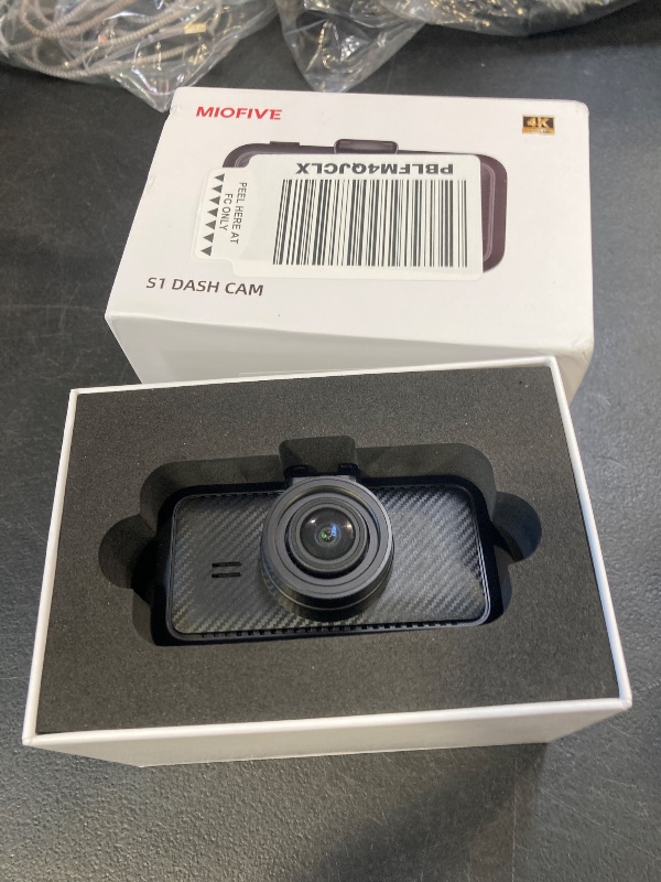 Photo 1 of Miofive Car Camera 4K Resolution, WiFi, Bluetooth, GPS Dash Cam, 3-Inch IPS Screen, Night Vision, Loop Recording, HDR, App Control, and Supports up to 512GB with a Free 32GB Card Included