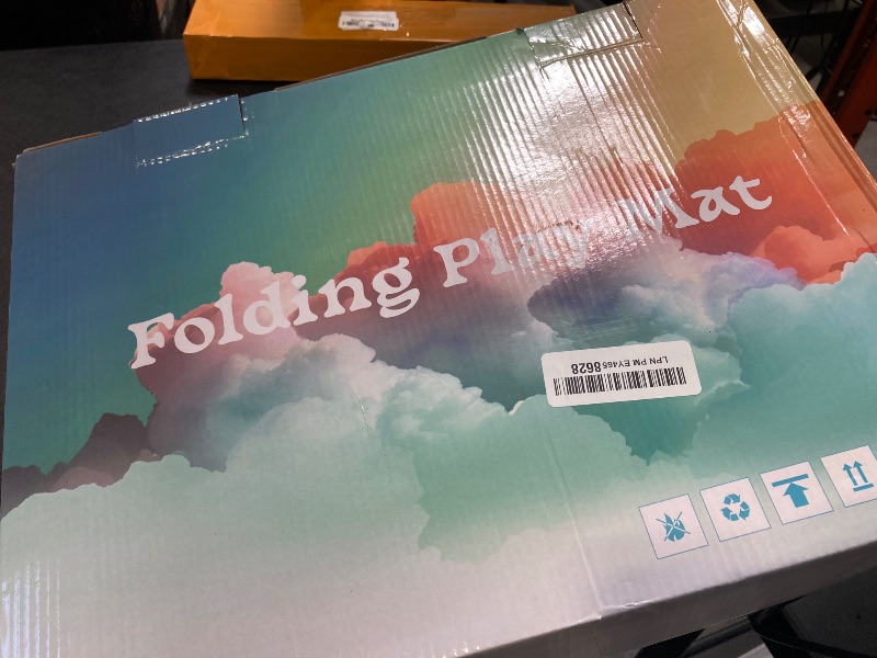 Photo 1 of Baby Play Mat, 50 x 50 Inch Play Mat Perfect for Use Baby Playpen, Foldable Baby Foam Playmat for Floor, Portable Waterproof Activity PlayMats for Babies, Infants and Toddlers