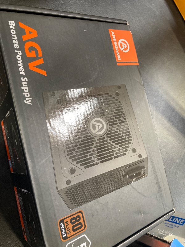 Photo 1 of ARESGAME AGV Series 650W Power Supply, 80 Plus Bronze Certified, Non Modular Power Supply, 5 Year Warranty