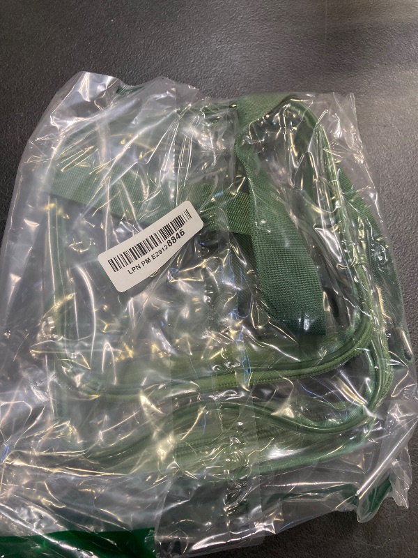 Photo 1 of Bagenius Clear Bag for Stadium Events, Clear Purse with Removable Strap, Transparent Bag for Sports Concert and Festivals - Green