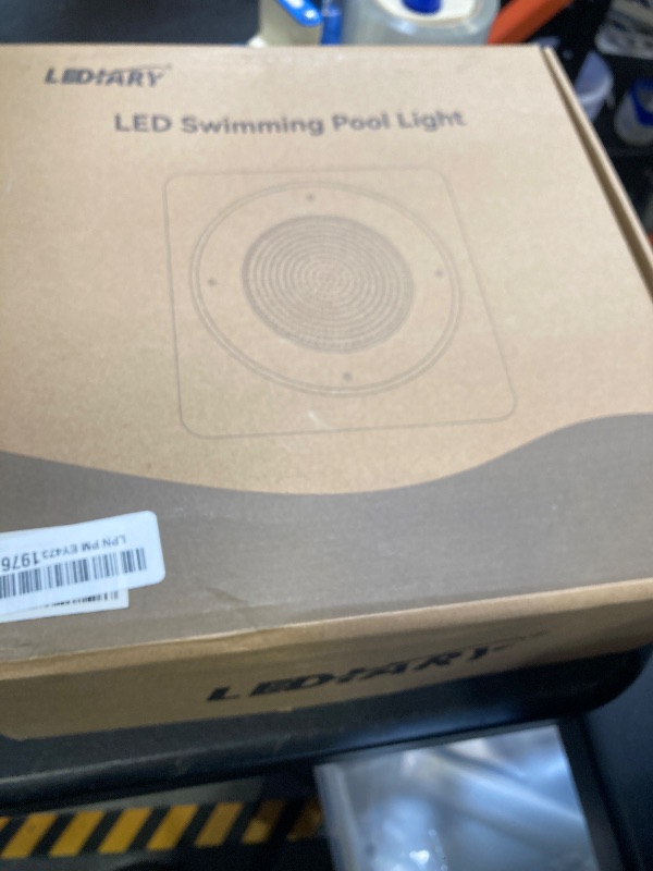 Photo 1 of LEDIARY Ultra Slim LED Pool Lights for Inground Pool, 120V 54Watt Swimming Pool Lights with 100FT Cord, RGB Multicolor, IP68 Waterproof Pool Underwater Light for 10" Wet Niches (Transformer Included)