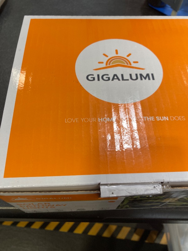 Photo 1 of GIGALUMI Solar Lights Outdoor Waterproof, 12 Pack, Stainless Steel LED Solar Garden Lights for Patio, Lawn, Yard and Landscape, Garden Decor Patio Decor,Warm White