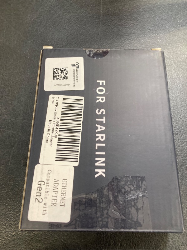 Photo 1 of Starlink Ethernet Adapter for Rectangular Satellite Internet V2, Starlink Adapter Ethernet Gen 2 for Wired External Network Fast & Stable Connection Star-Link Standard Actuated Gen 2