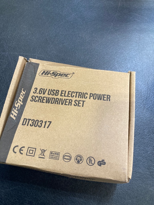 Photo 1 of Hi-Spec Electric Screwdriver 27pc 3.6V Pink USB Small Power Screwdriver Set. Cordless & Rechargeable with Driver Bit Set